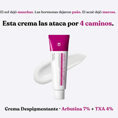 Crema Despigmentante — Arbutina 7% + TXA 4%