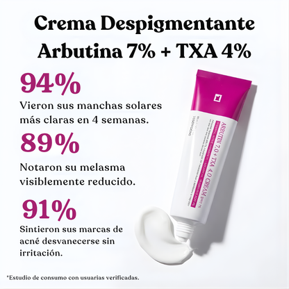Crema Despigmentante — Arbutina 7% + TXA 4%