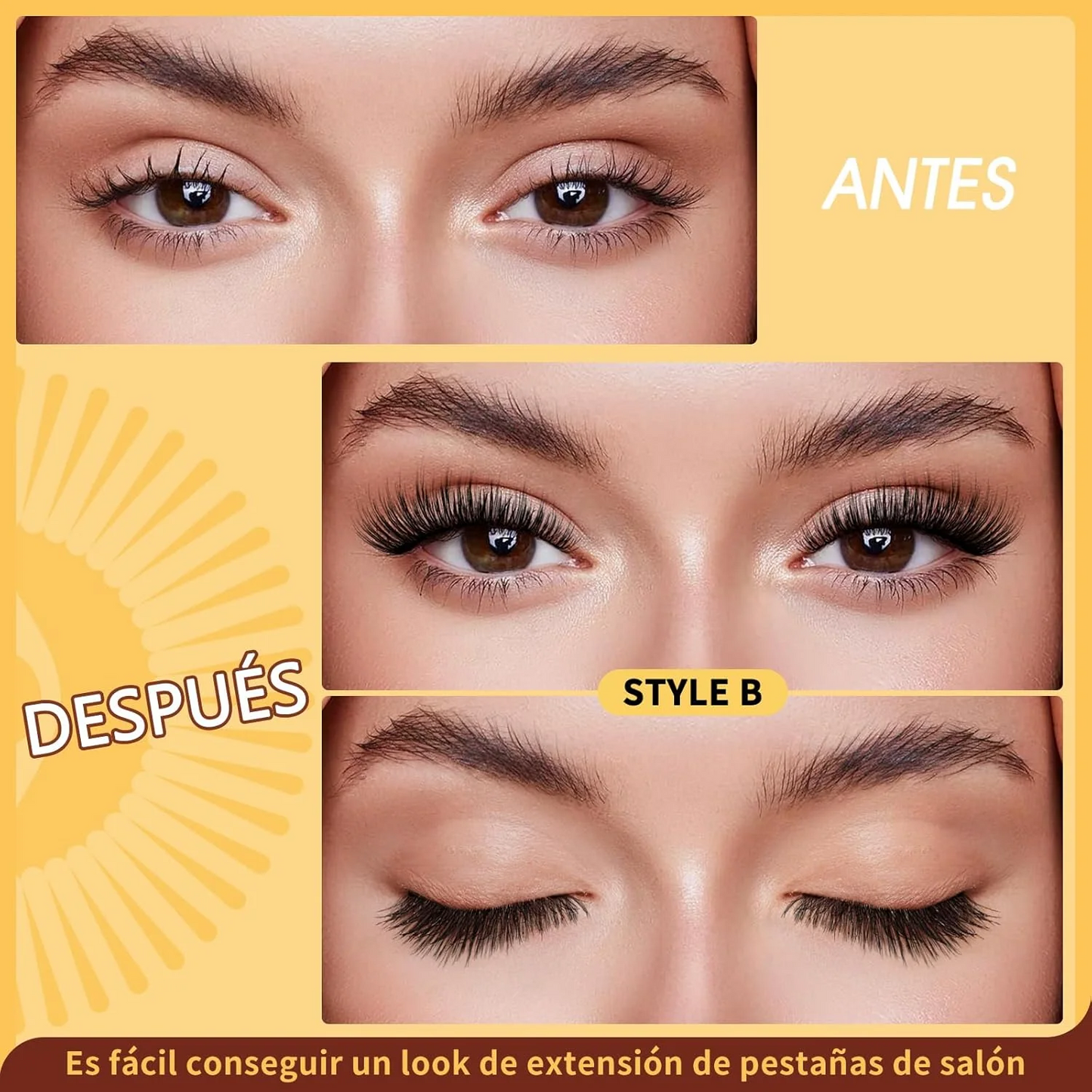 Kit de Pestañas Magnéticas - Volumen y Mirada Intensa