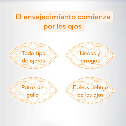 Crema reparadora antienvejecimiento para el contorno de ojos con péptidos – Elimina Bolsas y Ojeras
